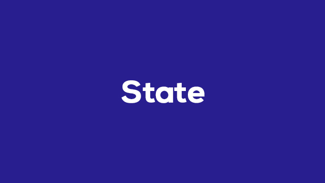 state